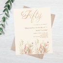 Search for summer 50th birthday invitations 50 years old fifty