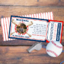 Search for baseball ticket birthday invitations Our little rookie