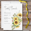 Search for sunflower bridal brunch invitations Garden