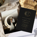 Search for moon wedding invitations Moon and stars
