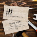 Search for home improvement business cards Carpenter