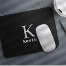 Search for masculine mousepads Black and white