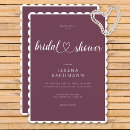 Search for minimal bridal shower invitations Classic
