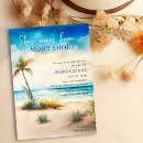 Search for ocean bridal shower invitations Watercolor
