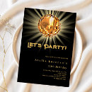 Search for disco 50th birthday invitations Gold