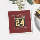 Search for red and gold napkins Burgundy