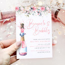 Search for elegant brunch bridal shower invitations Champagne bottle