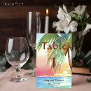 Search for sunset wedding table cards Watercolor