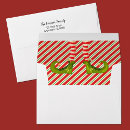 Search for candy cane envelopes Elf