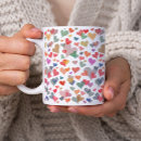 Search for pink hearts pattern mugs Feminine