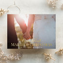 Search for first married christmas cards Typography