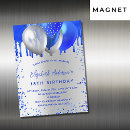 Search for blue balloon invitations Silver