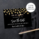 Search for birthday party save the dates Black