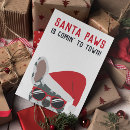 Search for french bulldog christmas cards Santa paws