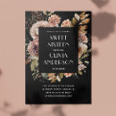 Search for beige black birthday invitations Elegant