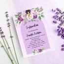 Search for purple confirmation invitations Girl