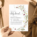 Search for modern botanical invitations Wildflower