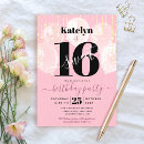 Search for glam sweet 16 invitations 16th birthday