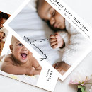 Search for black and white birth announcement cards Simple