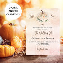 Search for rustic farm wedding invitations Pumpkin