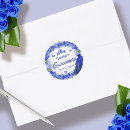 Search for royal blue watercolor stickers Mis quince anos