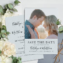 Search for dusty blue save the dates Chic