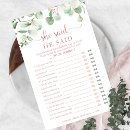 Search for rose gold bridal shower games Bachelorette