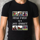 Search for proud parent graduation tshirts Black and white