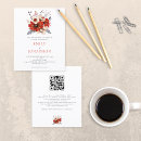 Search for red berries wedding invitations Botanical