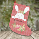 Search for rabbit christmas stockings Bunny