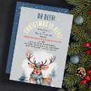 Search for reindeer seasonal invitations Snow