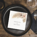 Search for pampas grass napkins Bohemian