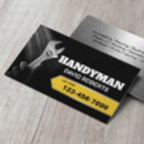Search for plumbing and electrical business cards Handyman