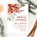 Search for christmas bridal shower invitations Watercolor floral