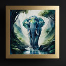Search for colorful elephant posters Watercolor