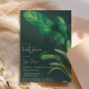 Search for plant bridal shower invitations Green