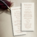 Search for modern wedding programmes Minimalist