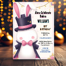 Search for magic show birthday invitations Rabbit
