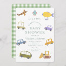 Search for car baby shower invitations Truck