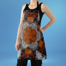 Search for black and orange aprons Geometric