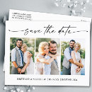 Search for black and white save the dates postcards Couple photo