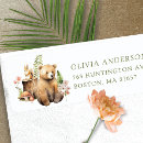 Search for forest baby shower return address labels Modern