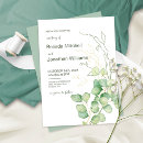 Search for simplicity wedding invitations Watercolor