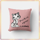 Search for pink cat cushions Animal
