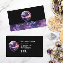 Search for psychic medium business cards Purple