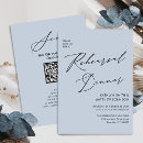 Search for blue rehearsal dinner invitations Trendy