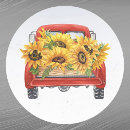 Search for vintage sunflower stickers Yellow