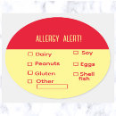 Search for peanut warning stickers Allergies