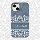 Search for blue damask iphone cases Elegant