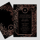 Search for dusty rose and gold wedding invitations For her